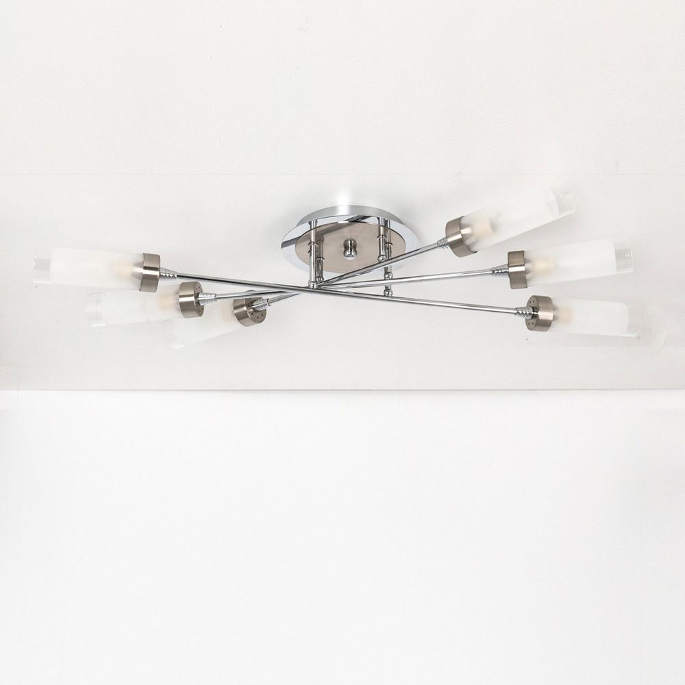 Citilux Хеликс CL109161 Люстра потолочная Матовый Хром