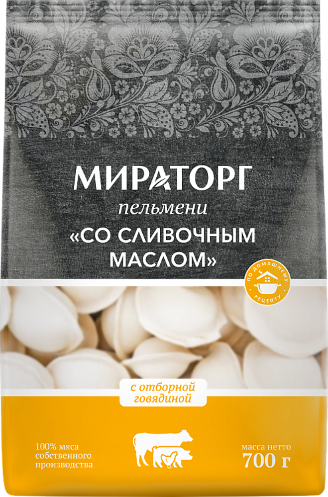 Пельмени Со сливочным маслом, Мираторг, 0,7