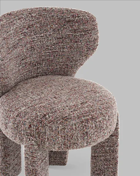 Стул 1682, бордовый меланж