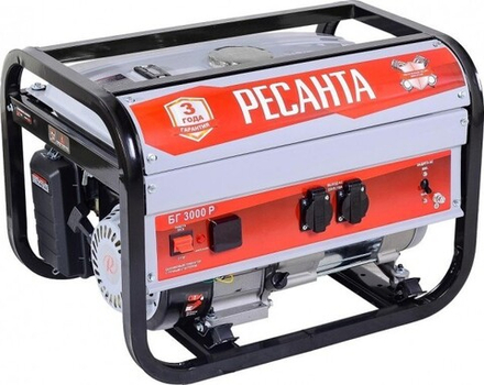 Генератор бензиновый Ресанта БГ 3000 Р 64/1/43