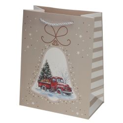 GAEM Пакет подарочный S (бумага 210г/м2, блок 12шт), L18 W10 H23 см, 4в.