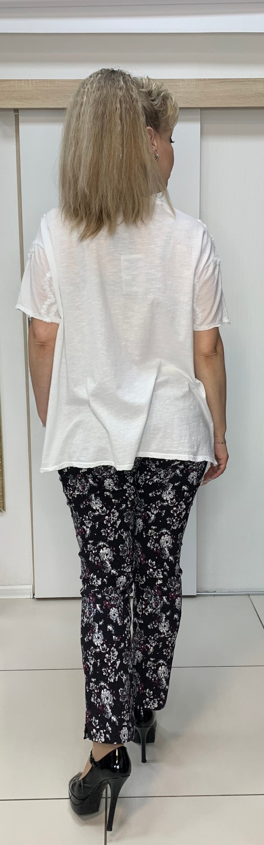 Узкие, немецкие, цветные брюки из вискозы