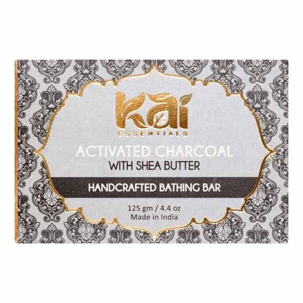 Мыло Activated Charcoal Активированный уголь Премиум с маслом ши KAI ESSENTIALS | КАЙ ЭССЕНЦИАЛС 125г