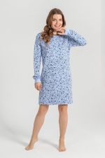 Ночная сорочка Россыпь-1 Виотекс ГОЛУБОЙ