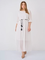 Платье на резинке с поясом