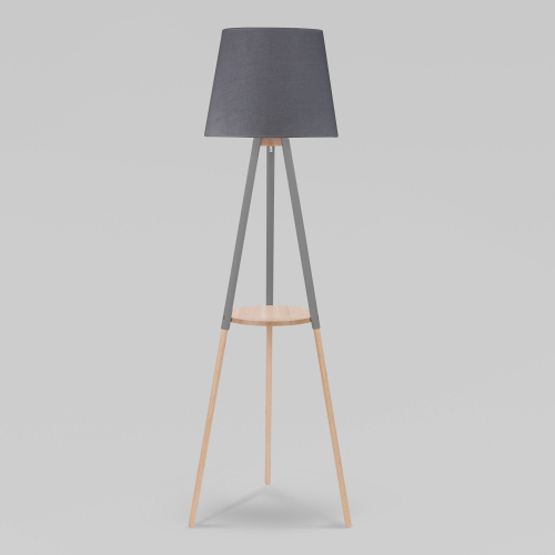 Напольный светильник с тканевым абажуром 699 Vaio Grey