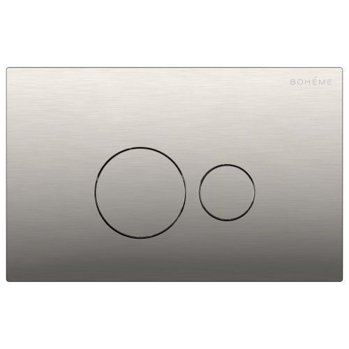 Кнопка для инсталляции Boheme, пластик Nikel Brush