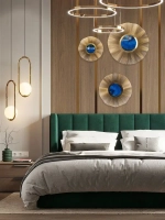 Металлический декор "Голубая планета"