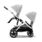 Прогулочная коляска для двойни Cybex Gazelle S SLV Lava Grey