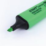 Текстовыделитель STAFF "EVERYDAY HL-638", ЗЕЛЕНЫЙ, линия 1-5 мм, 151639