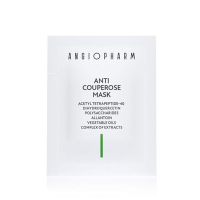 ANGIOPHARM УСПОКАИВАЮЩАЯ АНТИКУПЕРОЗНАЯ МАСКА, 4 мл | ANTI COUPEROSE MASK
