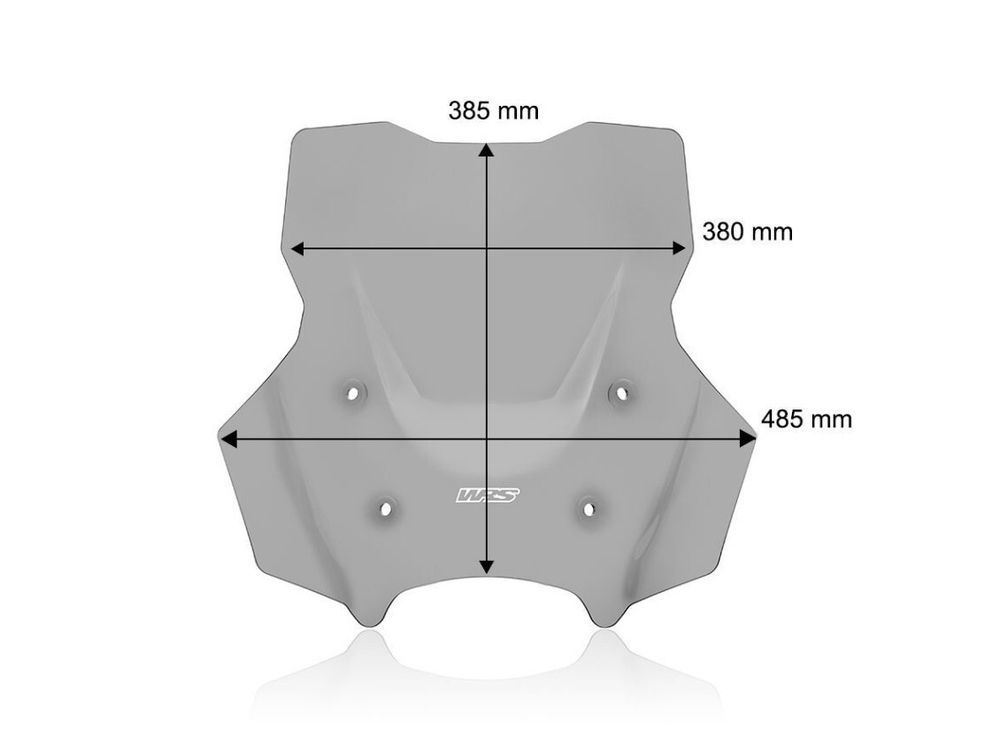 WRS Ветровое стекло Touring Plus с радаром BMW R 1300 GS сильно затемненное BM109FS