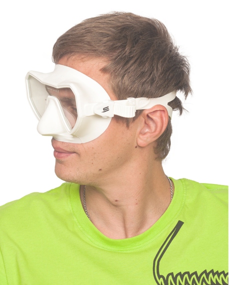 Маска Salvimar NEO, белая, АНТИФОГ