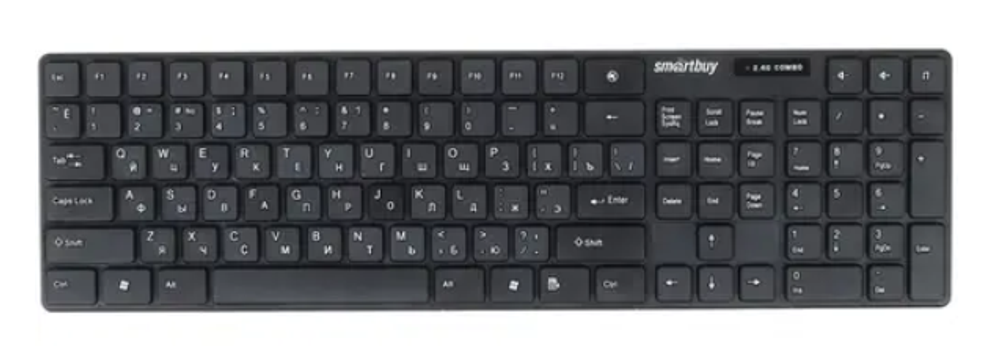 Беспроводной комплект Smartbuy ONE клавиатура +  мышь (SBC-229352AG-K) (черный)