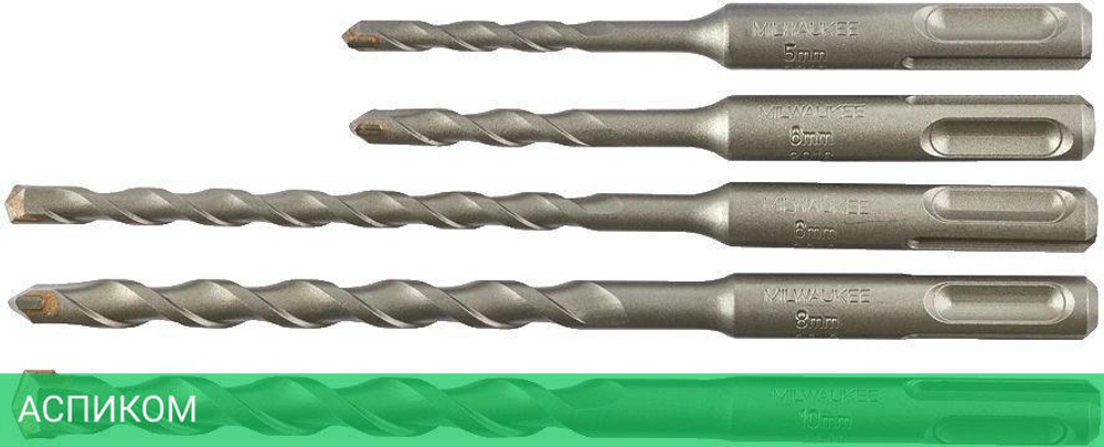 Набор буров Milwaukee Contractor SDS+ 5шт (4932471242)