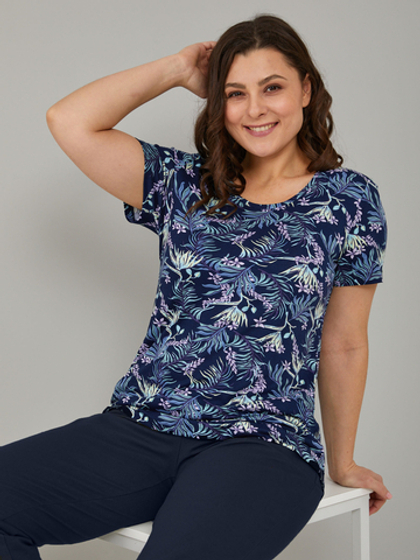 Футболка Фв-107/черника-веточки