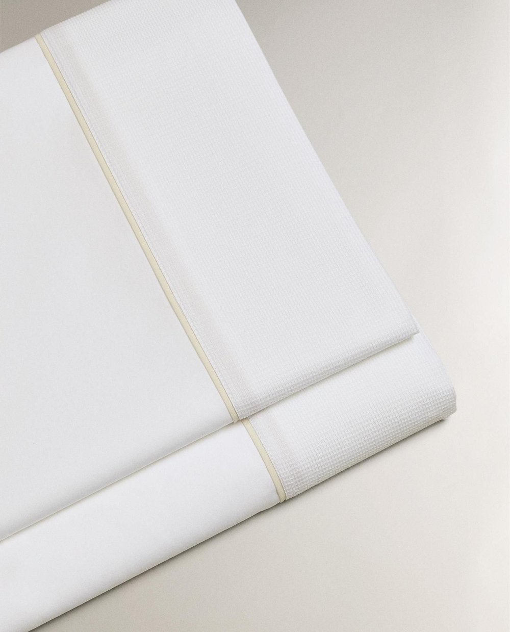 Zara Home - Простыня pika с трубой, белый, 270x280 см
