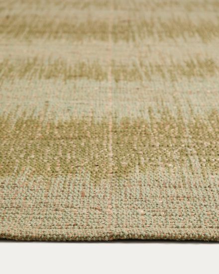 Зеленый джутовый ковер Lirmo, 160 x 230 см