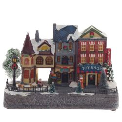 GAEM Фигурка декоративная "Рождество" (4 мелодии, подсвет, движ, 3xAA н/п, +USB), L30 W13,5 H21 см