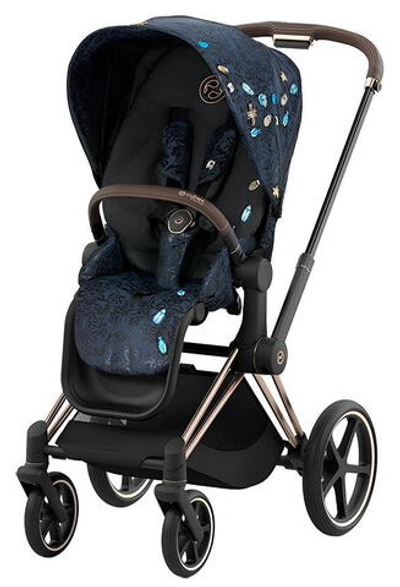 Прогулочная коляска Cybex Priam IV Rosegold Jewels of Nature