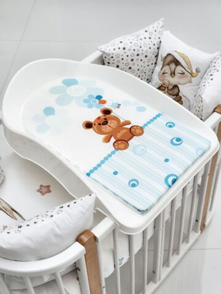 Доска для пеленания BUBO BABY "PRESTIGE" 80х53 см на пластиковой основе