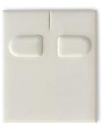 Вкладыш 09/наклонный/для серег/2 язычка/прорезь для нитки