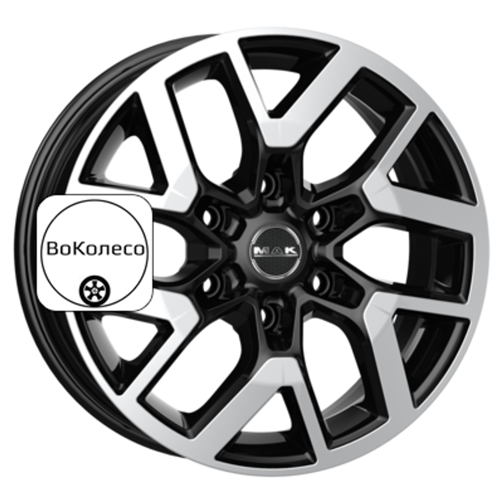 7,5x17/6x139,7 ET38 D67,1 Gravel Black mirror MAK