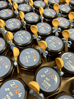 Брендированный мед с орехами для корпоративных подарков