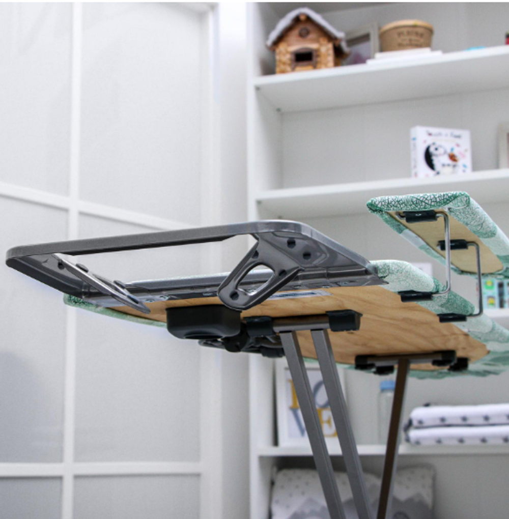 Доска гладильная Nika «Ника 3+», 122×34 см, два положения высоты 70,85 см, рисунок МИКС