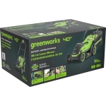 Газонокосилка аккумуляторная Greenworks GD40LM361 40В (1 x 4 Ач, ЗУ) нож 36 см, 2520807UB