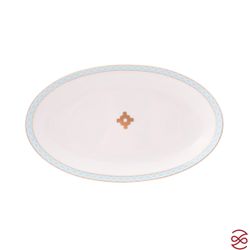 Блюдо овальное Falkenporzellan Corvara AERO BLUE-GOLD 24 см