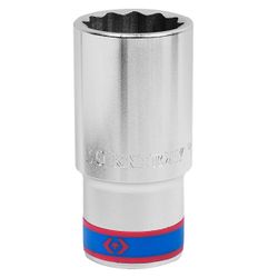 KING TONY (623030M) Головка торцевая глубокая двенадцатигранная 3/4", 30 мм