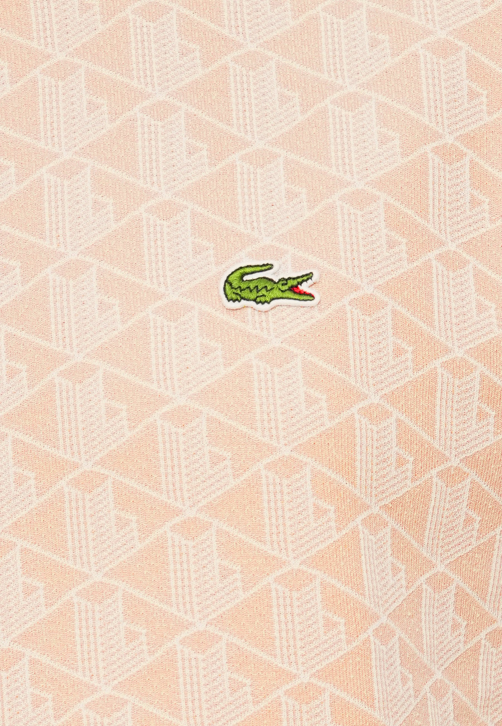 Lacoste Футболка с принтом - львица / мука / лосось