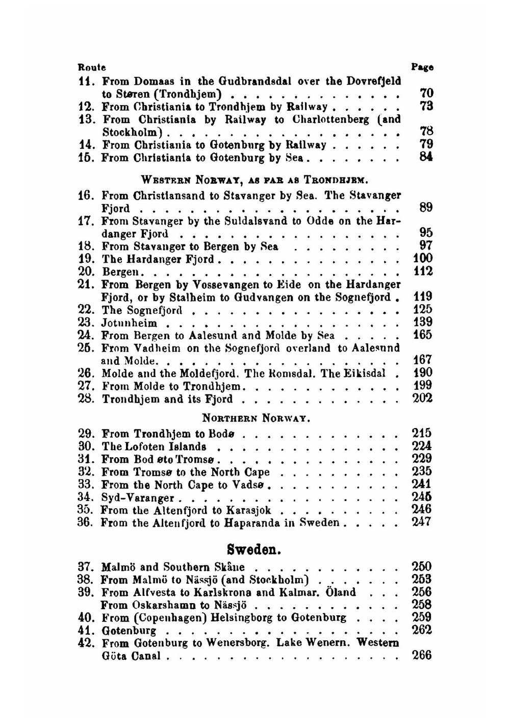 Norway, Sweden, and Denmark. handbook for travellers | K. Baedeker