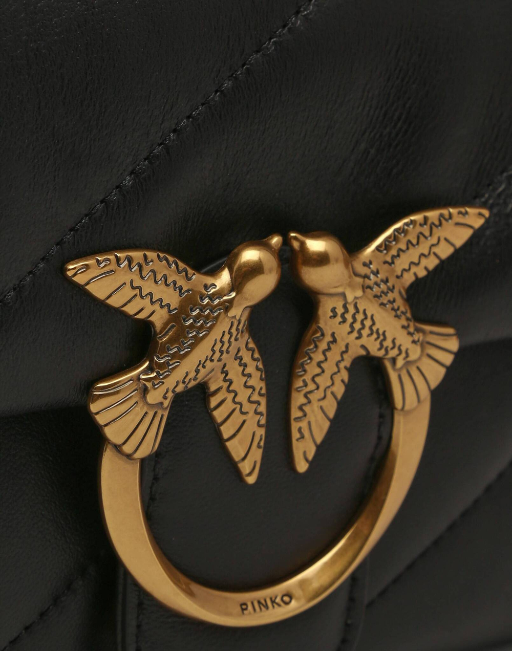 Кожаная сумка через плечо LOVE MINI PUFF CL PLTT Pinko - черный(100039 A0F2)