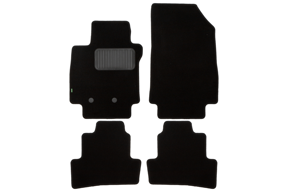 Коврики в салон для RENAULT Clio III 2005-2009, 2009-2014, хэтчбек, 4 шт. (текстиль) KLEVER02411201210KH