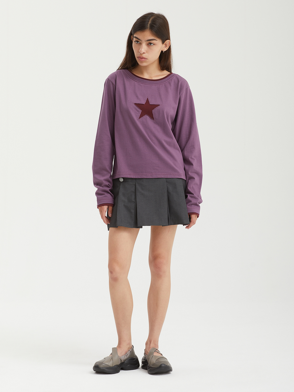 Юбка Pocket Pleats Charocal