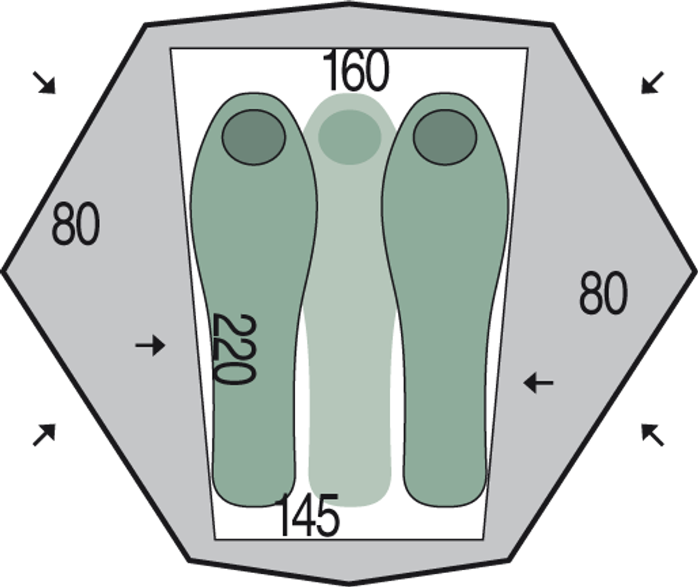 Палатка Pinguin Aero 3 DAC