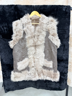 Жилет из натуральной овчины. 62-64 Размер