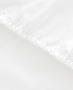 Простыня на резинке Zara Home перкаль, хлопок 100%, однотонный, 0030/095