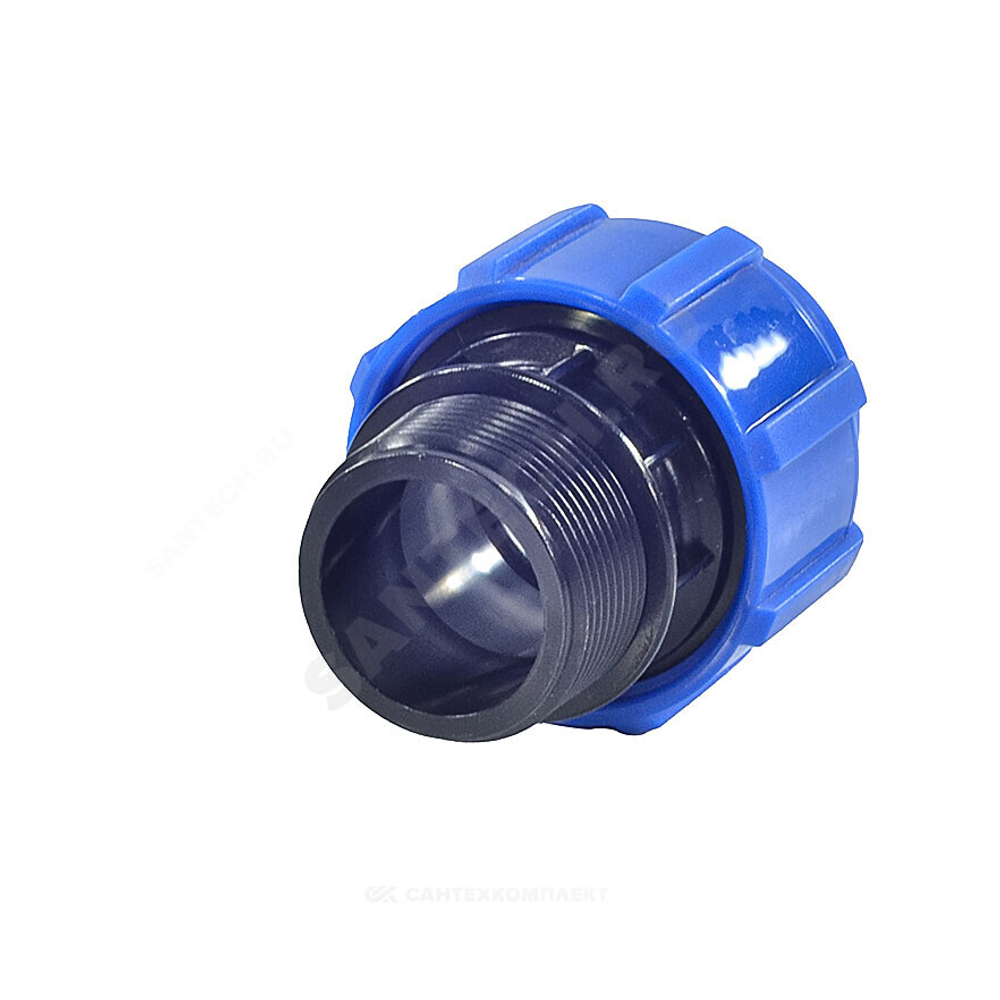 Муфта компрессионная ПЭ Дн 20х1/2" НР Ру16 ТПК-АКВА 50030020