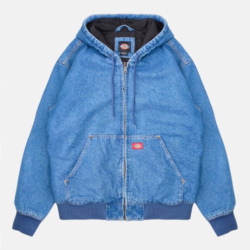 Куртка мужская Dickies Hooded Denim Jacket артикул:DK0A89FBCLB1 - купить в магазине Дайс