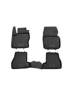 Коврики в салон для FORD Focus (III), 2011-2015, 4 шт. (Повышенная устойчивость, повышенная износостойкость) FORMAT.CARFRD00001H