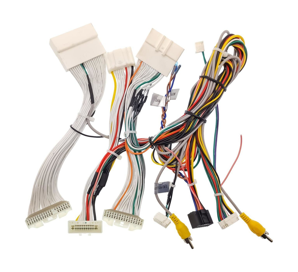 Комплект рамки с разъёмами 9" Infiniti QX70, FX35, FX37, FX50, FX30d (S51) 2008-2018 глубокая черный мат - Car-Smart 9673F2BL