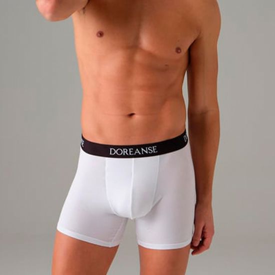 Мужские трусы боксеры белые Doreanse 1529