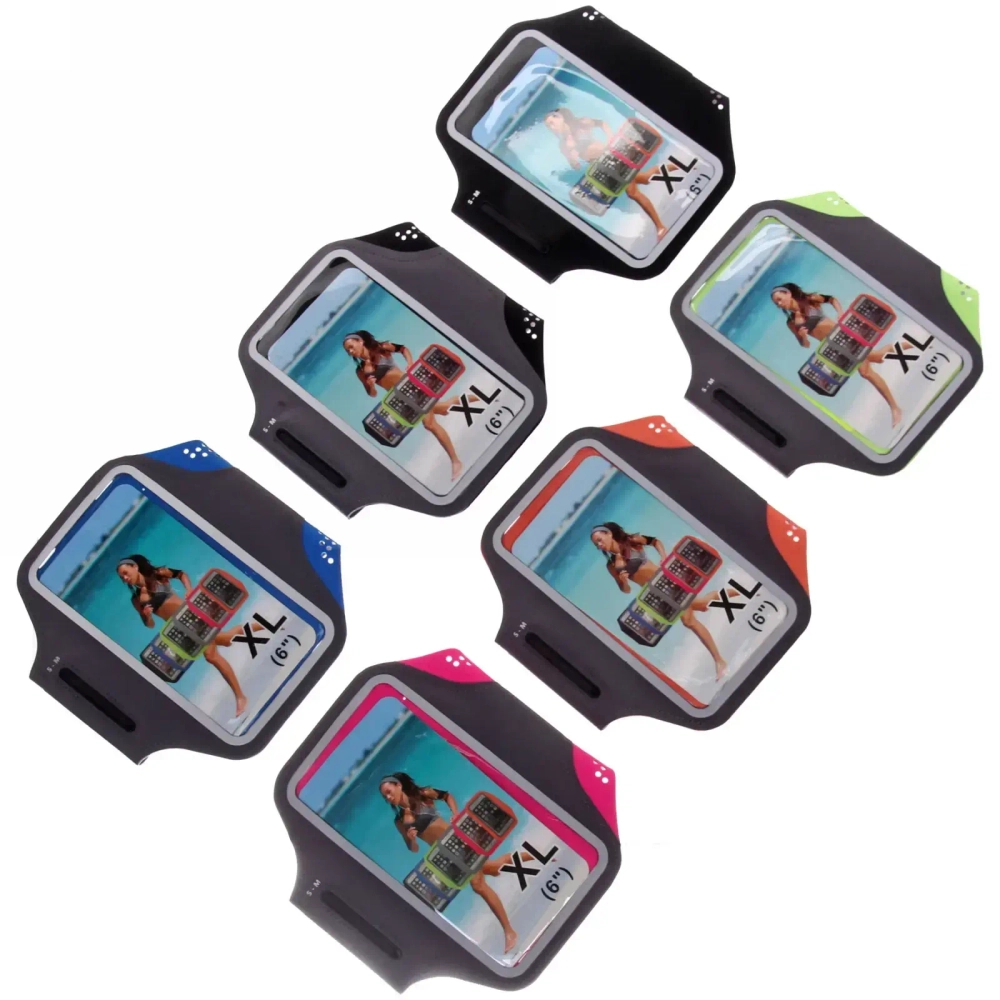 Чехол спортивный для телефона на руку «Attention» (для телефона 6»), микс