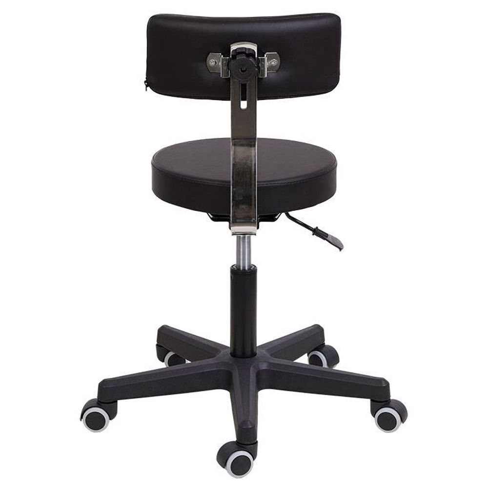 Стул на колесах со спинкой ОЗЕ, пластик 2