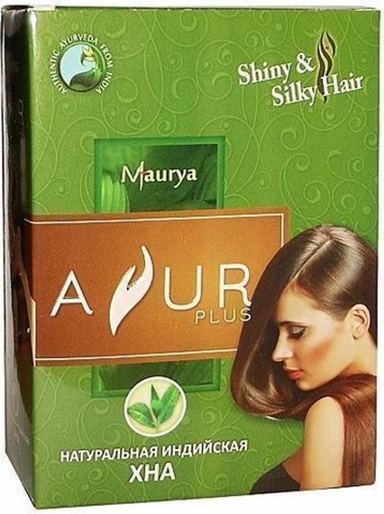 Хна для волос Ayur Plus Maurya Аюр Плюс 100 гр.