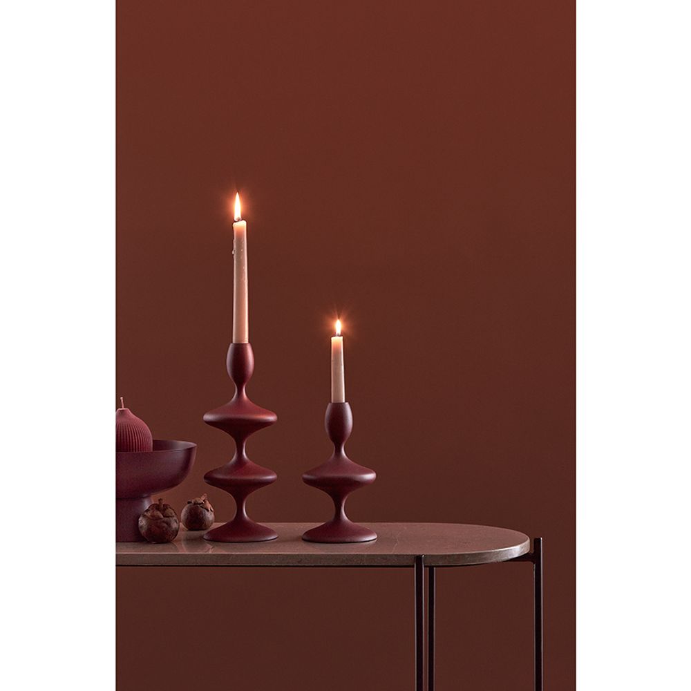 Подсвечник Vivlend, 29 см, винный