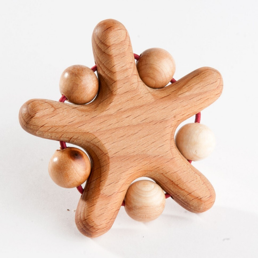 Грызунок Звездочка с можжевеловыми бусинами Леснушки